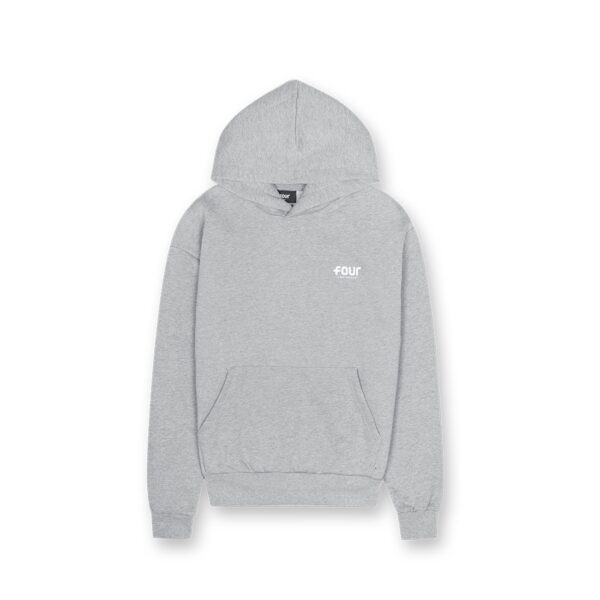 Athletics Embroidered Relaxed Hoodie - Light Gray